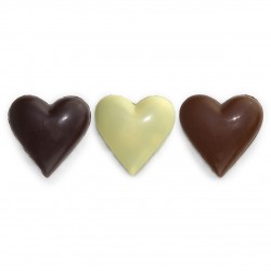 Petit coeur praliné feuilleté